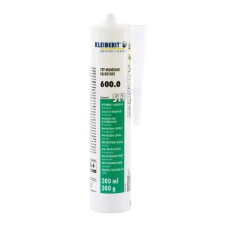 600.0 1K STP Montageklebstoff - Farbe: farblos Kartusche 0,3 kg